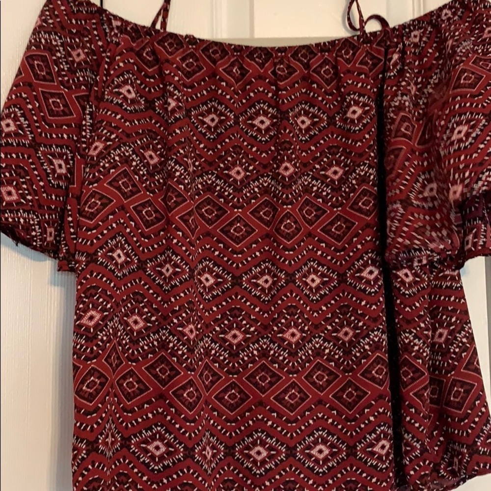 Off the shoulder blouse